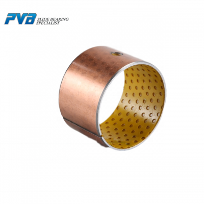 382974 CNH Steel back bronze bushing,  PM 2015 DX bush bearing manufacturer, POM coated  SF-2 plain sliding bearing